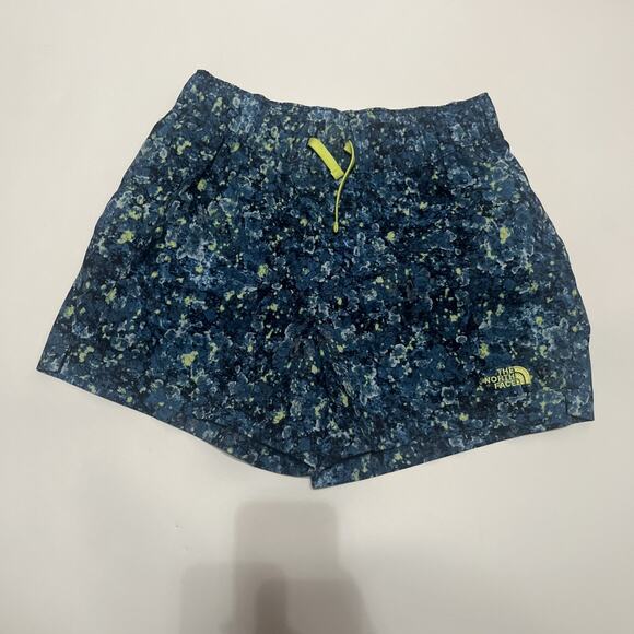 The North Face Printed Blue Class V mini Shorts size Small - Picture 3 of 10